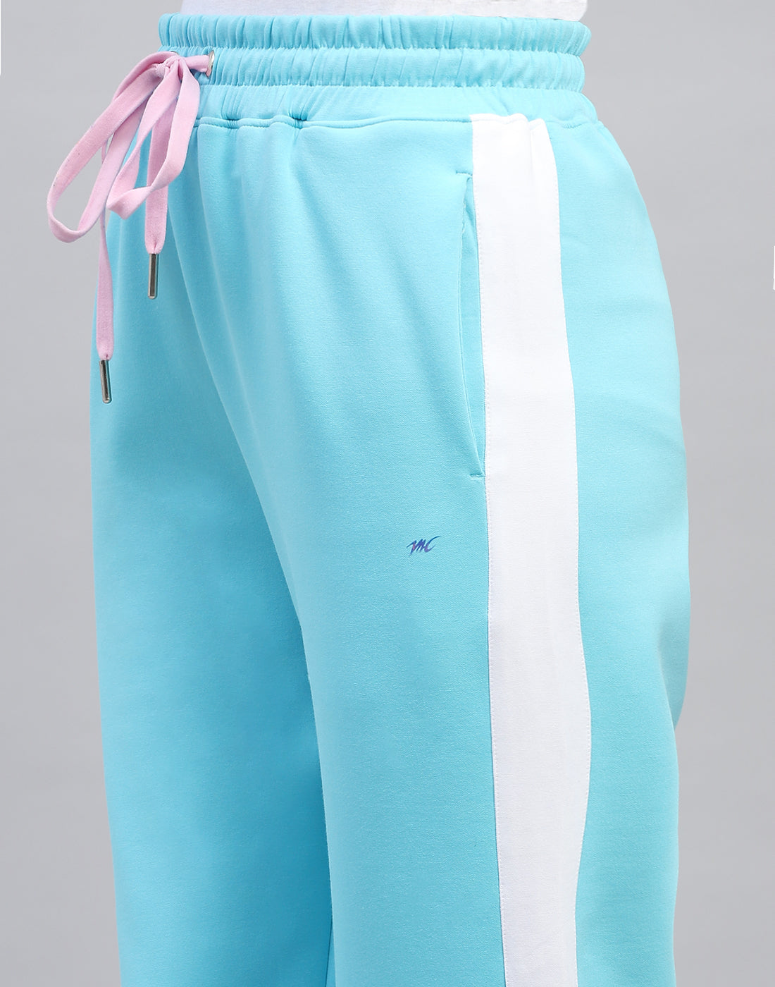 Women Turquoise Blue Solid Regular Fit Lower