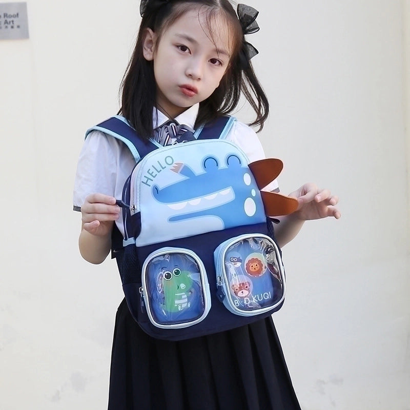 School Astronaut Dinosaur Kids Backpack