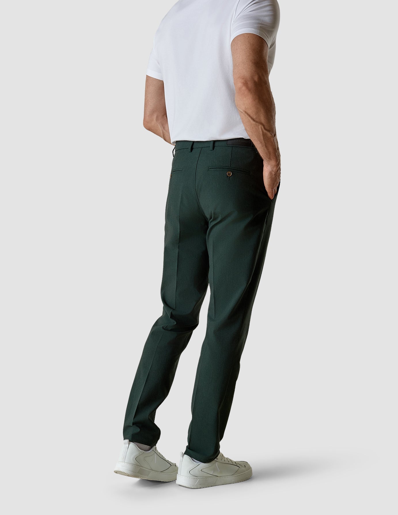 Suit Pants Slim Pine Green