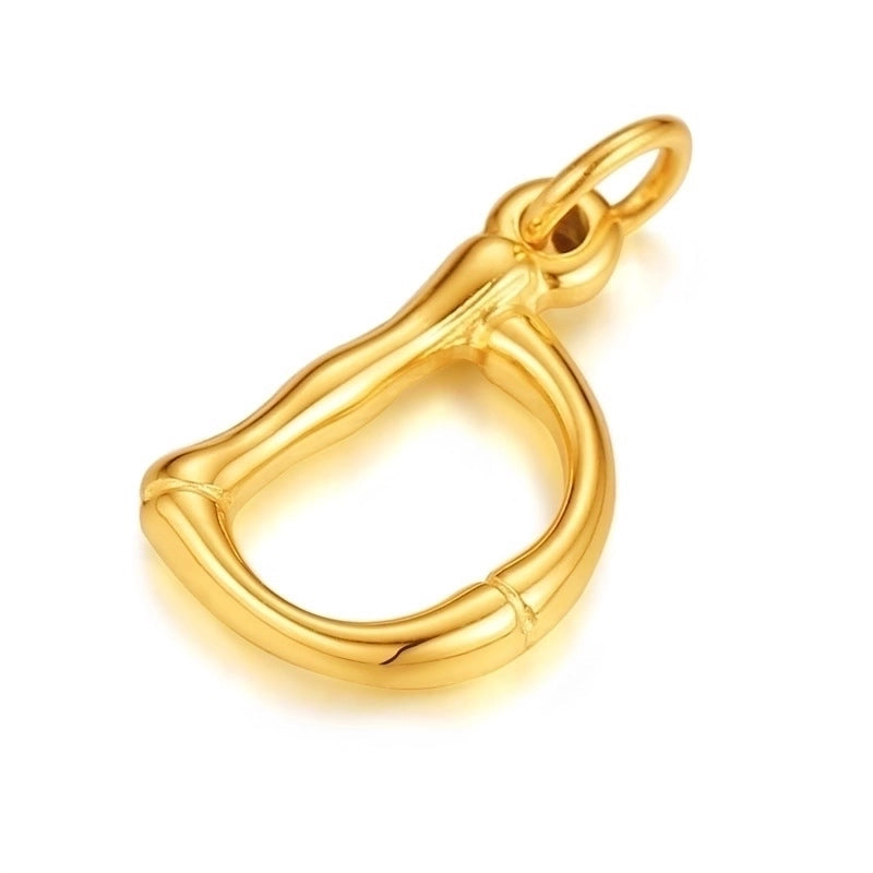 Fashion Letter 201 Stainless Steel 18K Gold Plated Polishing Plating Stainless Steel Necklaces
