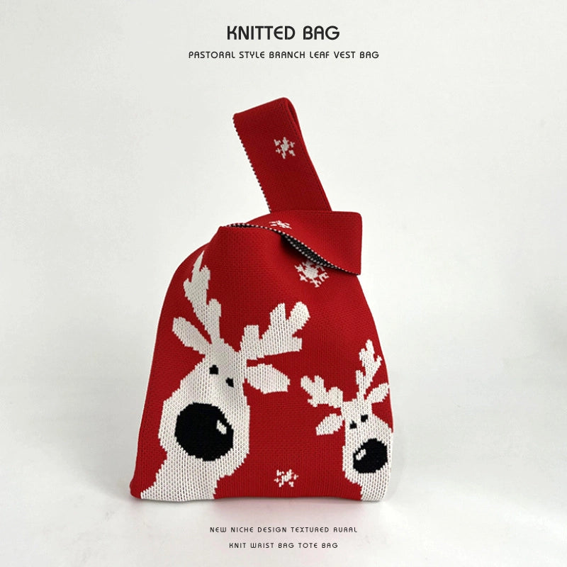 Women's Medium Polyester Animal Cute Basic Square Open Handbag