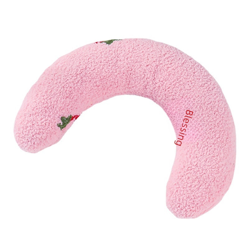 Pet Supplies Dog Cat U-shaped Pillow Deep Sleep Neck Protection For Small Cats Puppies Comfortable Soft Plush Material