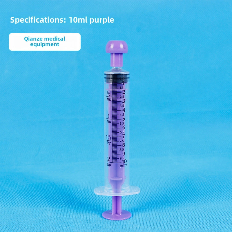 Colorful Disposable Small Size Plastic Syringe Feeder For Livestock 5ml 10ml Pet Feeding Tool Durable Lightweight Easy To Use