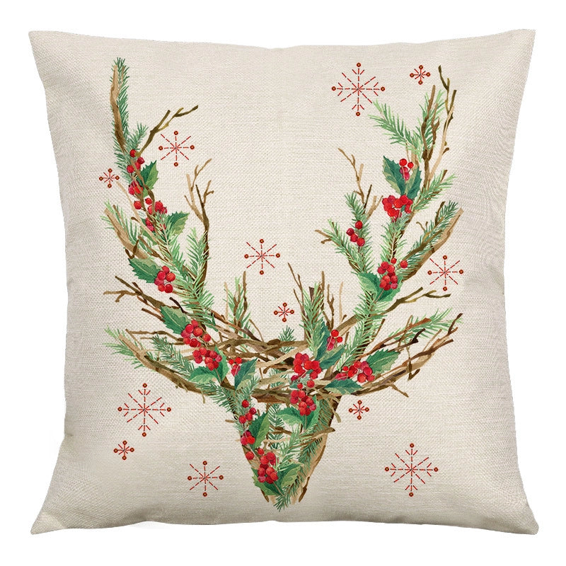 Cute Plant Linen Pillow Cases
