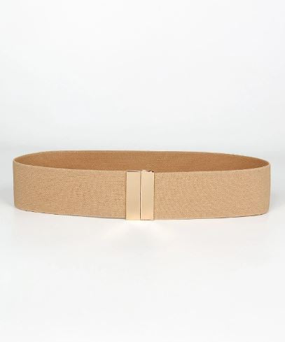 Symmetrical Buckle Wide Belt