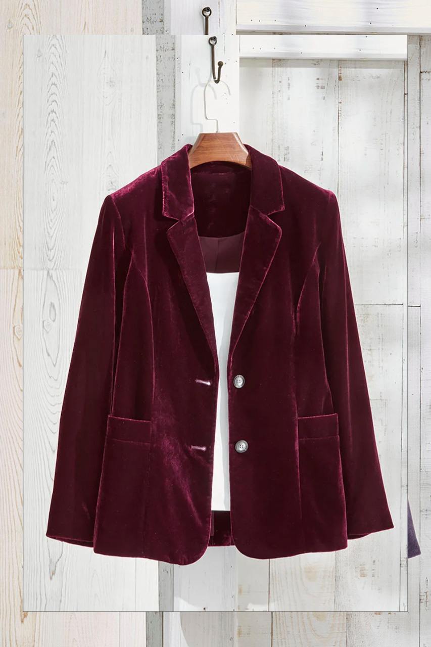 Velvet Blazer