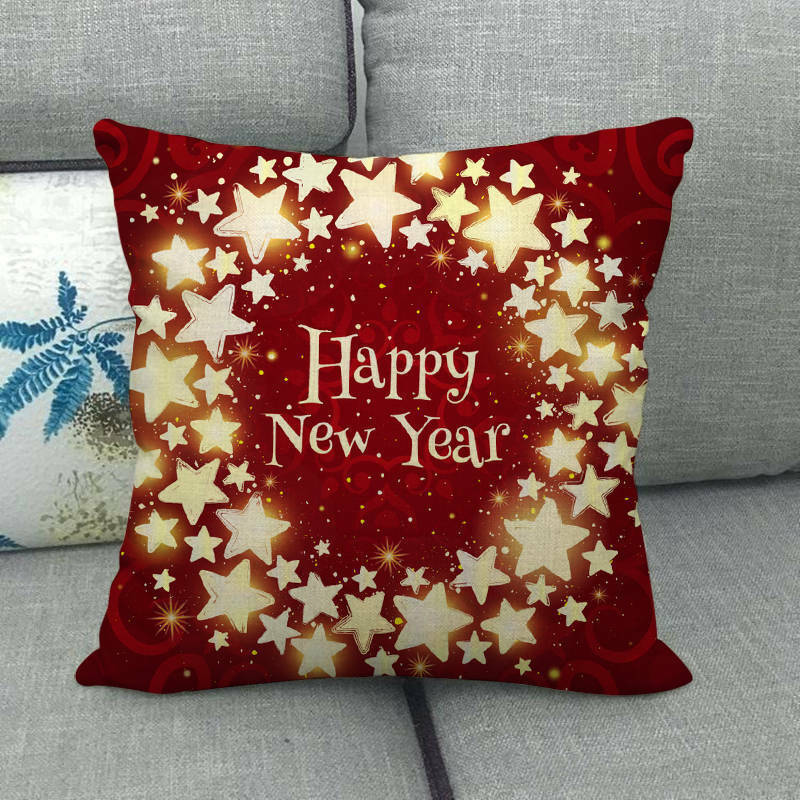 18 Cojines Merry Xmas Couch Throw Pillow Cover Case Home Sofa Decor Pillowslip