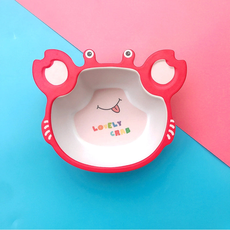 Cute Cartoon Bamboo Fibre Tableware 1 Piece