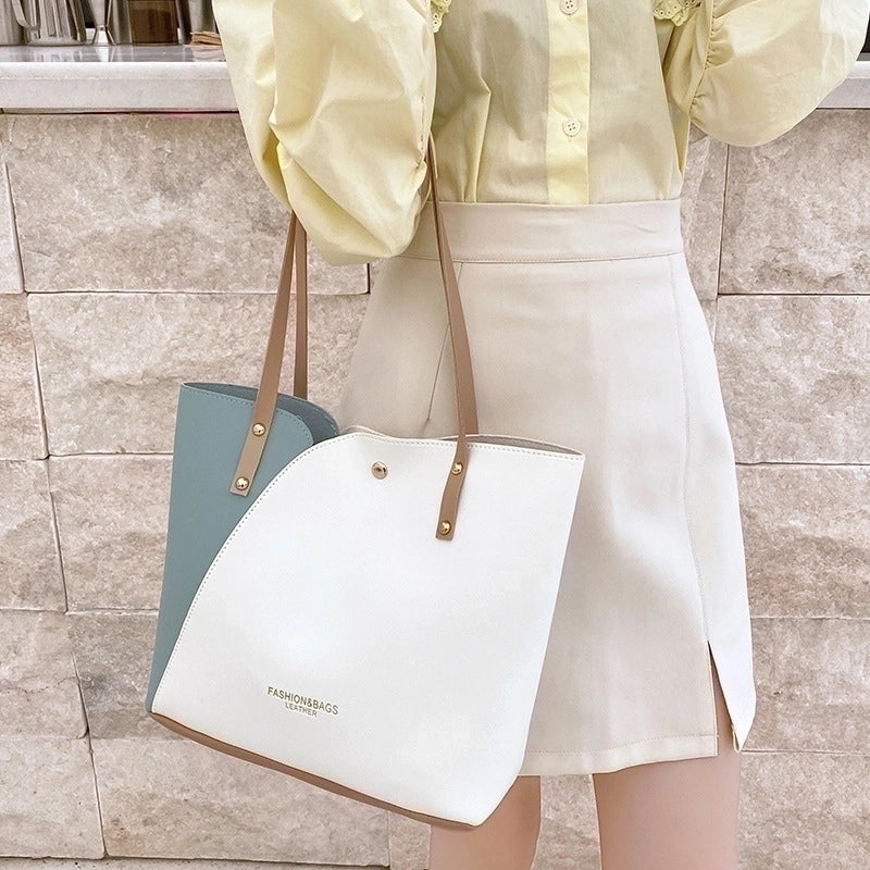 Women's Large All Seasons Pu Leather Fashion Tote Bag