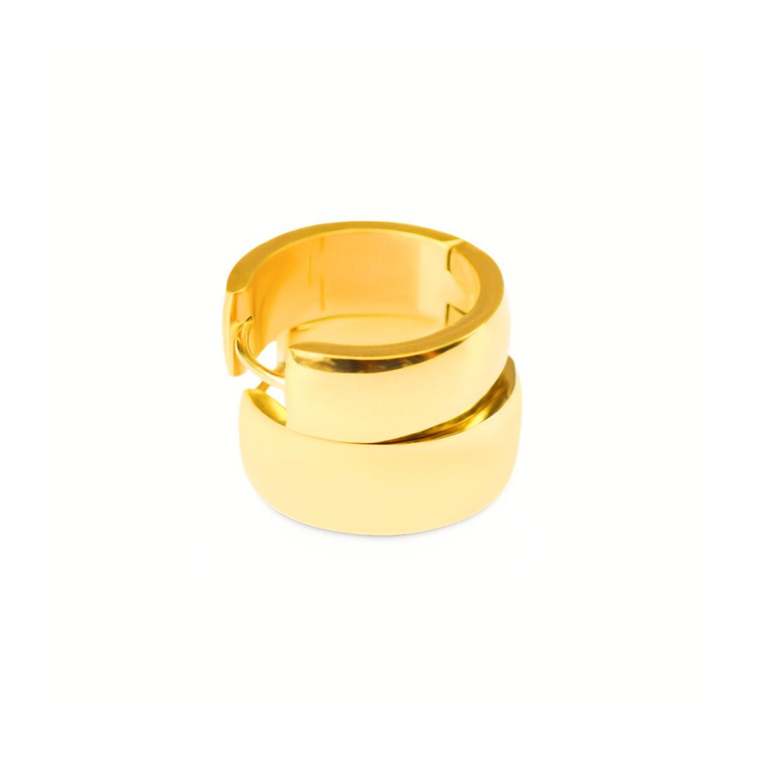 15mm Chunky hoops - Gold