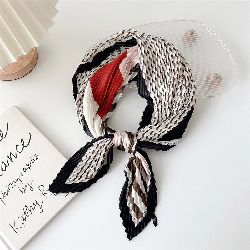 Women's Elegant Printing Polyester Printing Silk Scarf