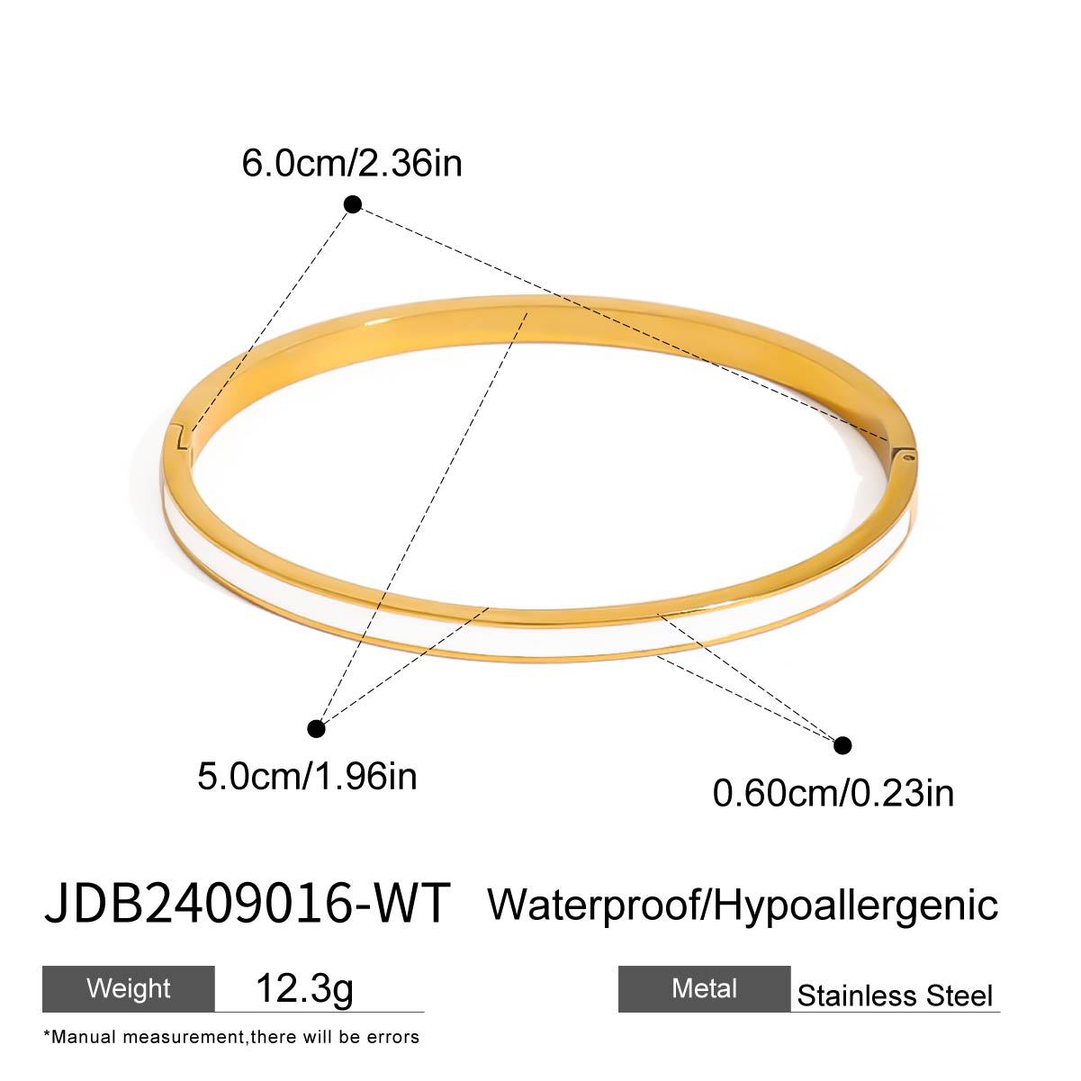 Stainless Steel Oil Drop Buckle Bracelet Ins Bracelet Titanium Steel Hand Braelet