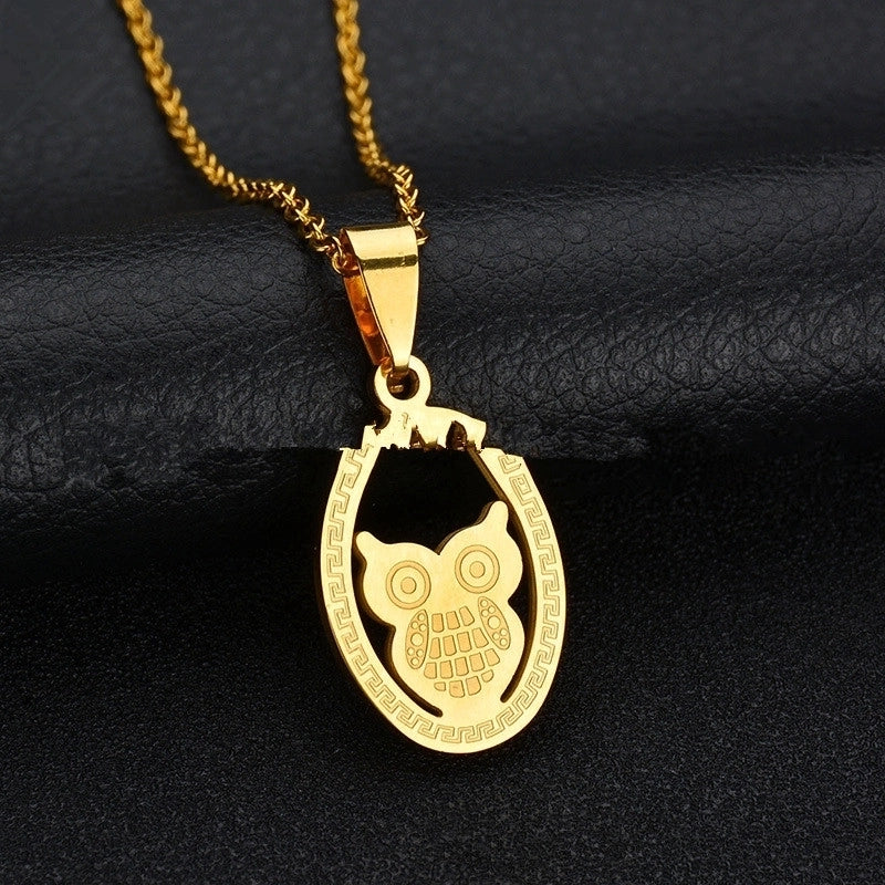 Geometric 304 Stainless Steel 18K Gold Plated Plating Stainless Steel Necklaces