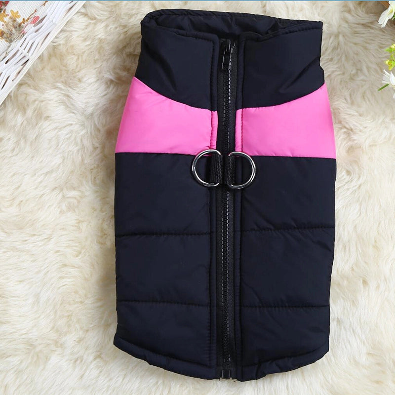 Autumn And Winter Pet Ski Clothing Dog Outdoor Cotton Clothes Vest Breathable Pet Products Dog Cotton Clothes