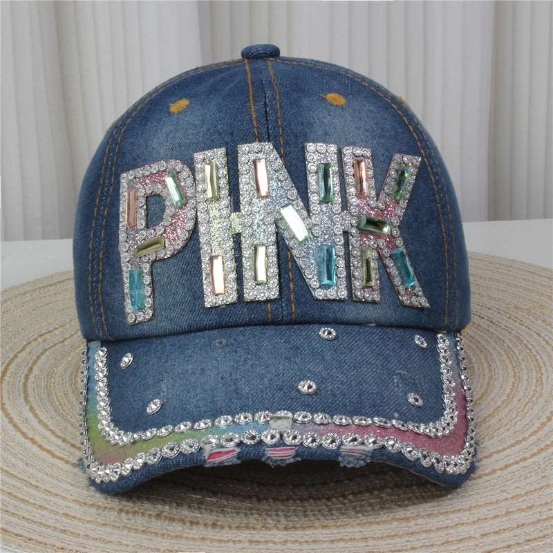 Unisex Streetwear Letter Usa Flower Curved Eaves Baseball Cap