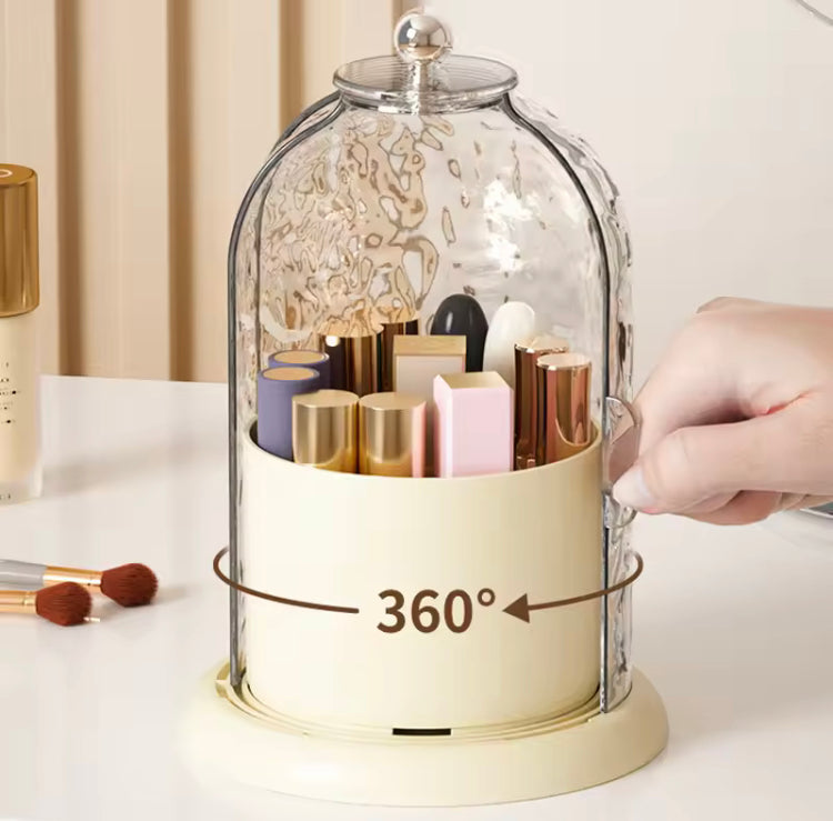 Luxury 360 Rotating Dustproof Makeup Brushes Holder