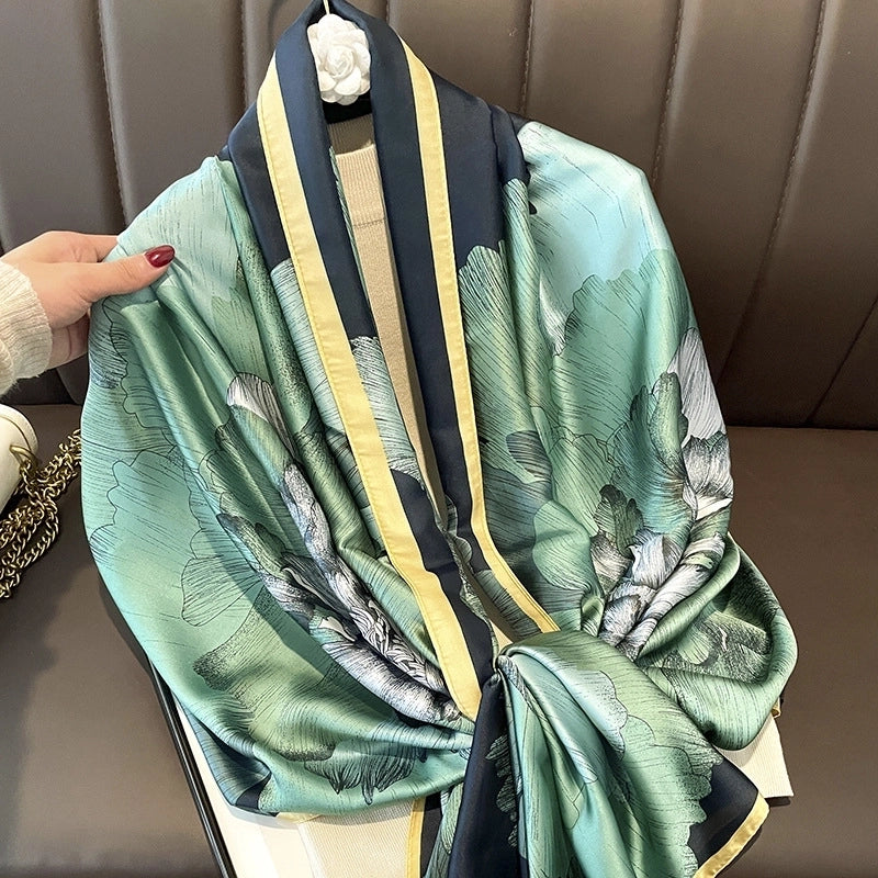 Fashion Silk Scarf (707 Main Color) Nhcj0164-707 Main Color
