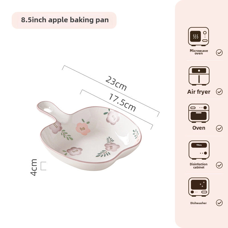 Purple Ceramic Bowl And Dish Set Household  Bowl And Dish Fresh Dinner Housewarming Dish Bowl And Chopsticks Set