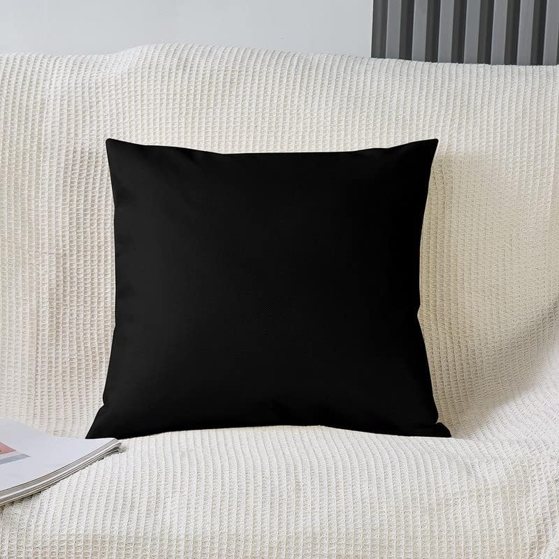 Black-Cushion Covers Pack of Two