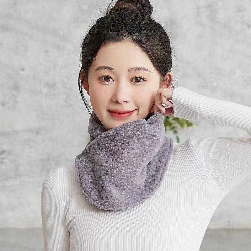 Winter Velvet Thickened Warm Neck Protection Scarf For Men And Women Riding Cold-proof Windproof Multifunctional Scarf Neck Set