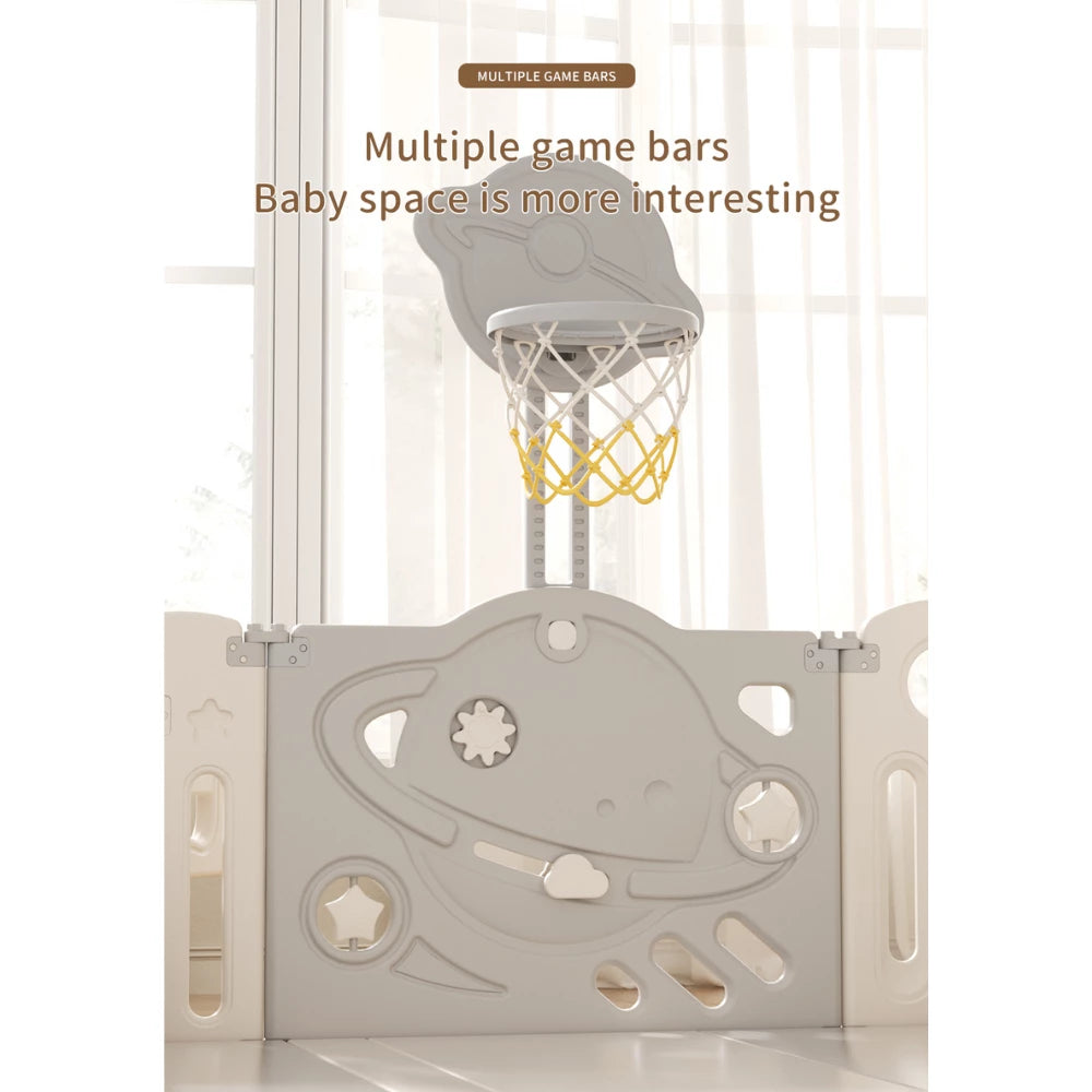Astronaut Kids Playpen Set - Swing. Slide. Rocking Horse & more