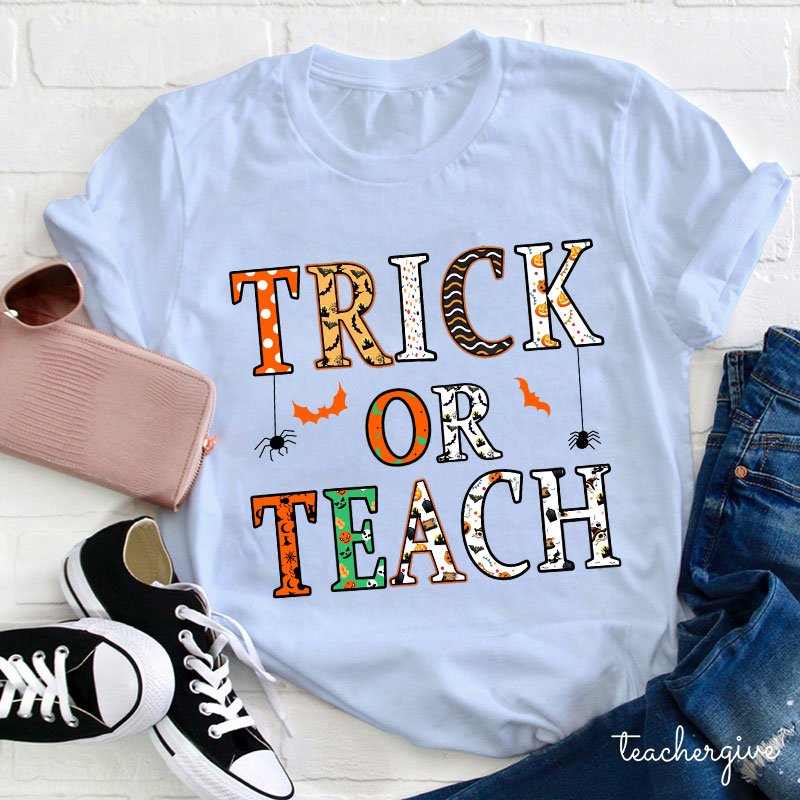 Trick Or Teach Spider Is Coming T-Shirt