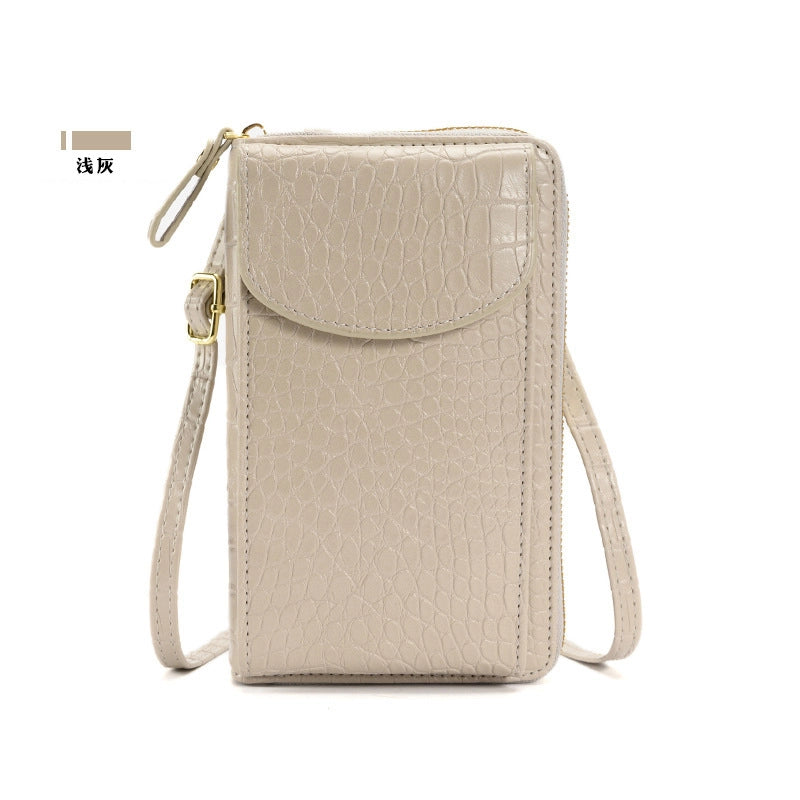 Women's All Seasons Pu Leather Solid Color Classic Style Square Flip Cover Phone Wallets