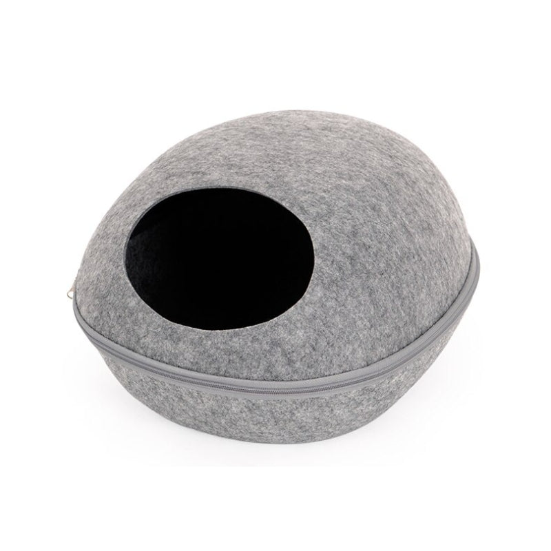 Zipper Egg Shaped Cat Bed