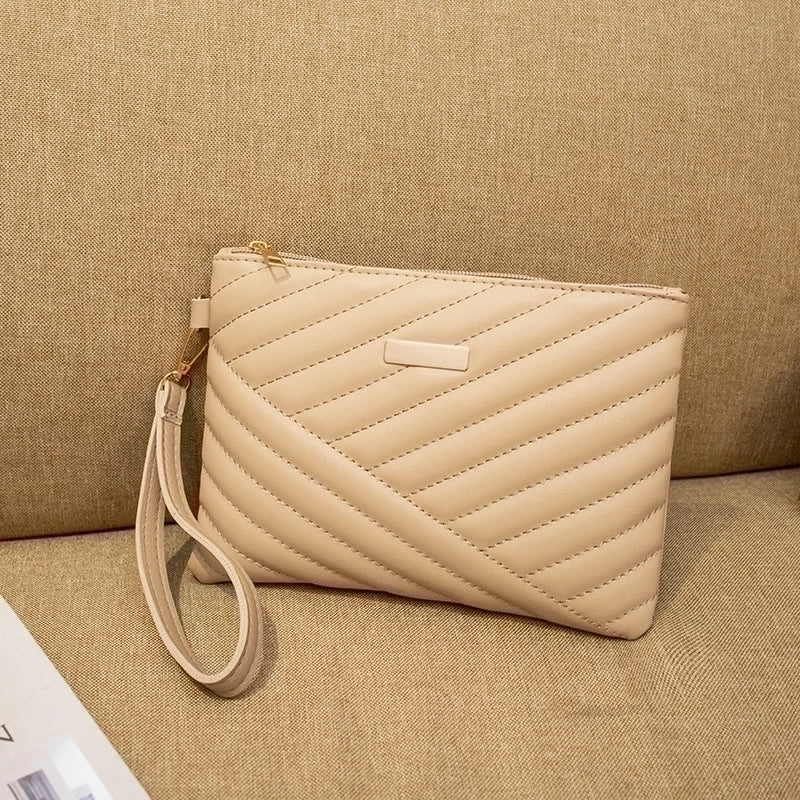 Women's Solid Color Pu Leather Zipper Wallets