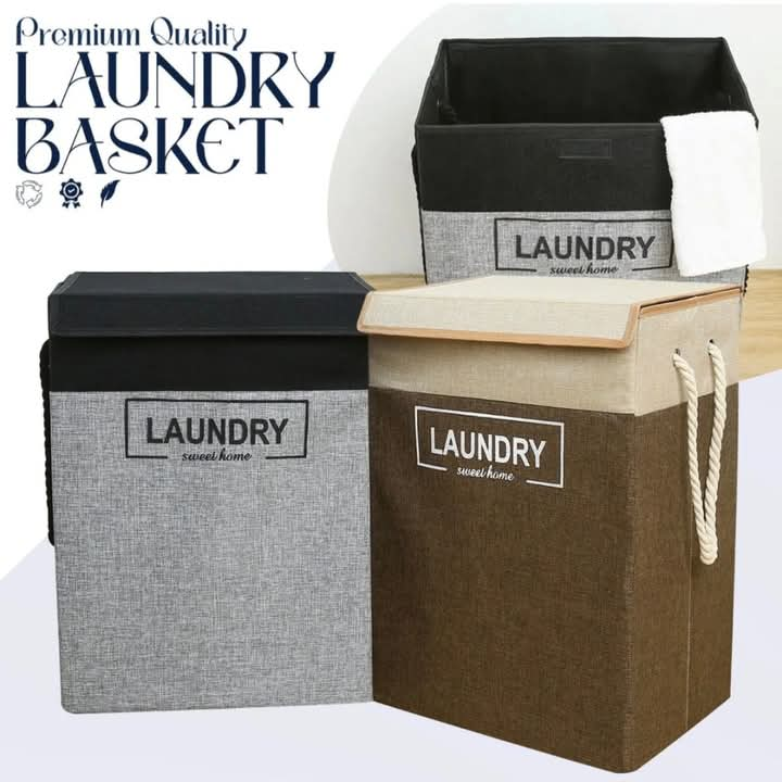 JUTE ROPE LAUNDRY BASKET