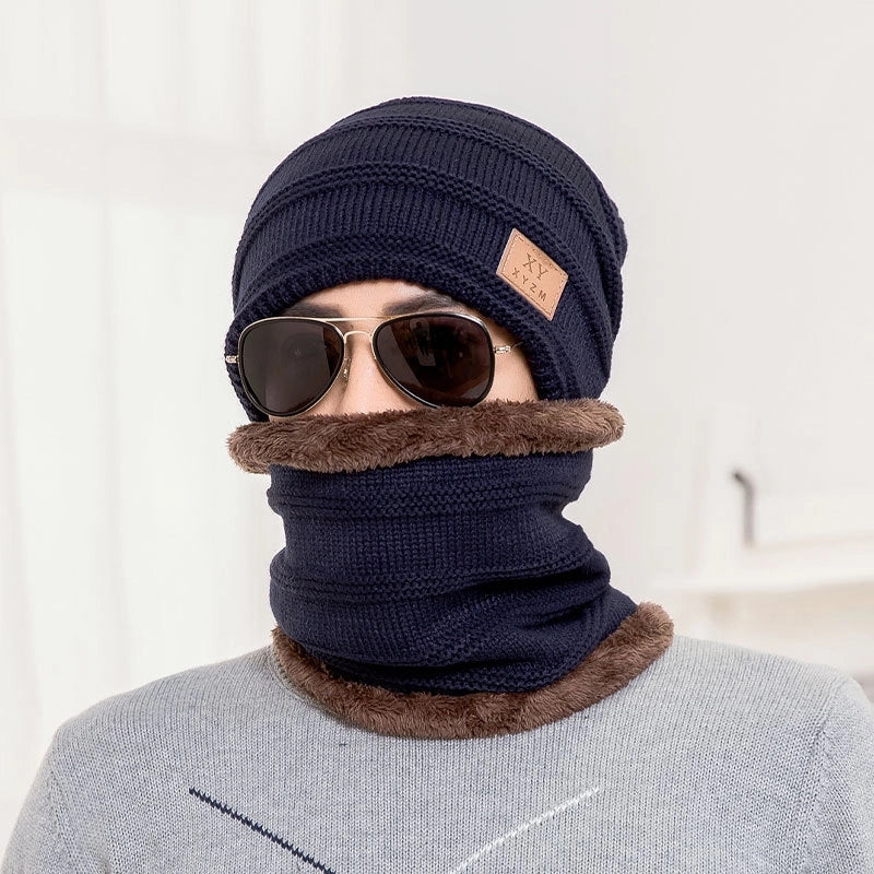 Kid's Men's Minimalist Letter Wool Cap