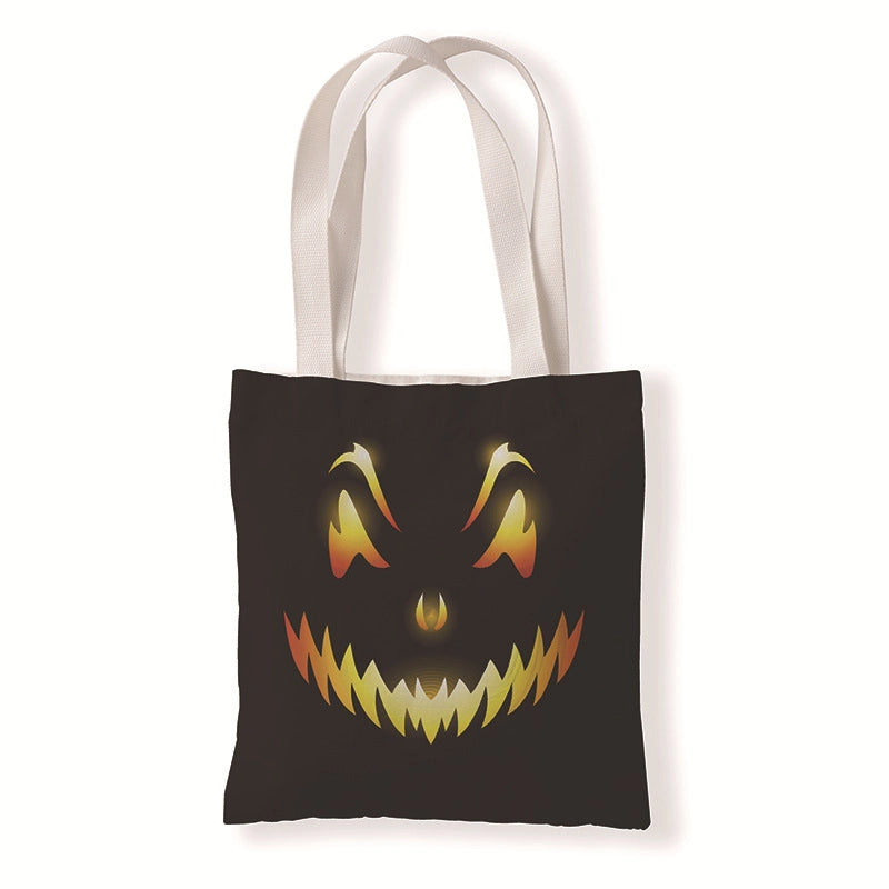 Unisex Minimalist Pumpkin Shopping Bags