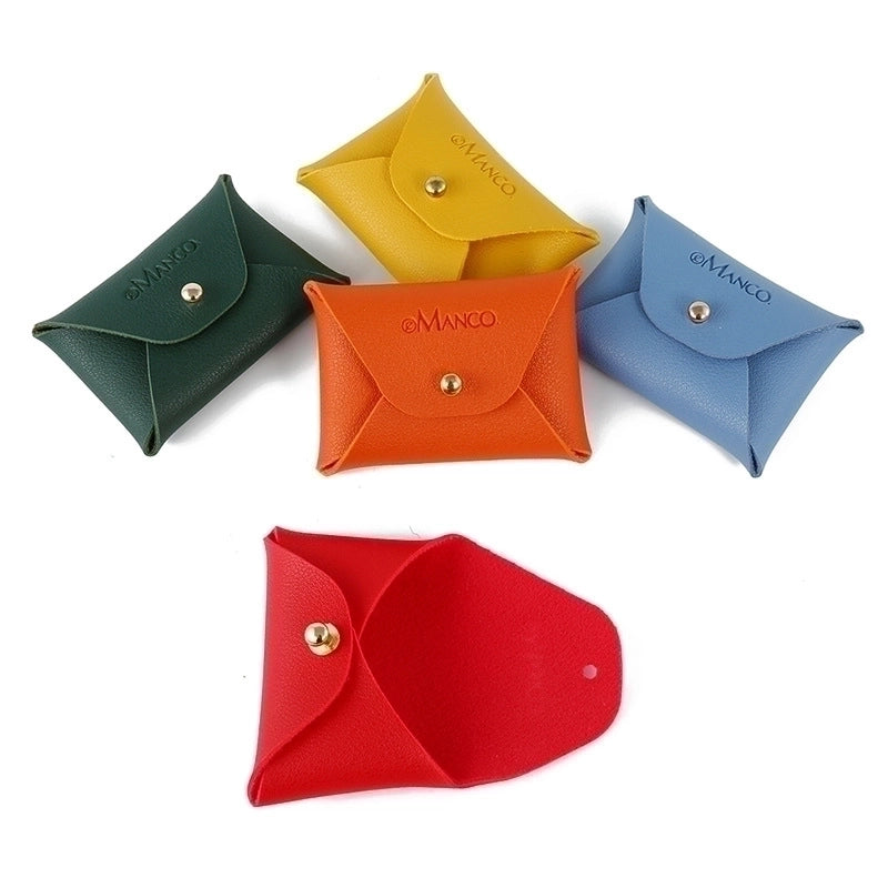 Pu Leather Red Green Blue Card Holders