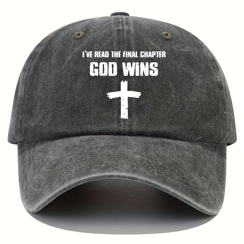 Unisex Commute Cross Letter Curved Eaves Baseball Cap