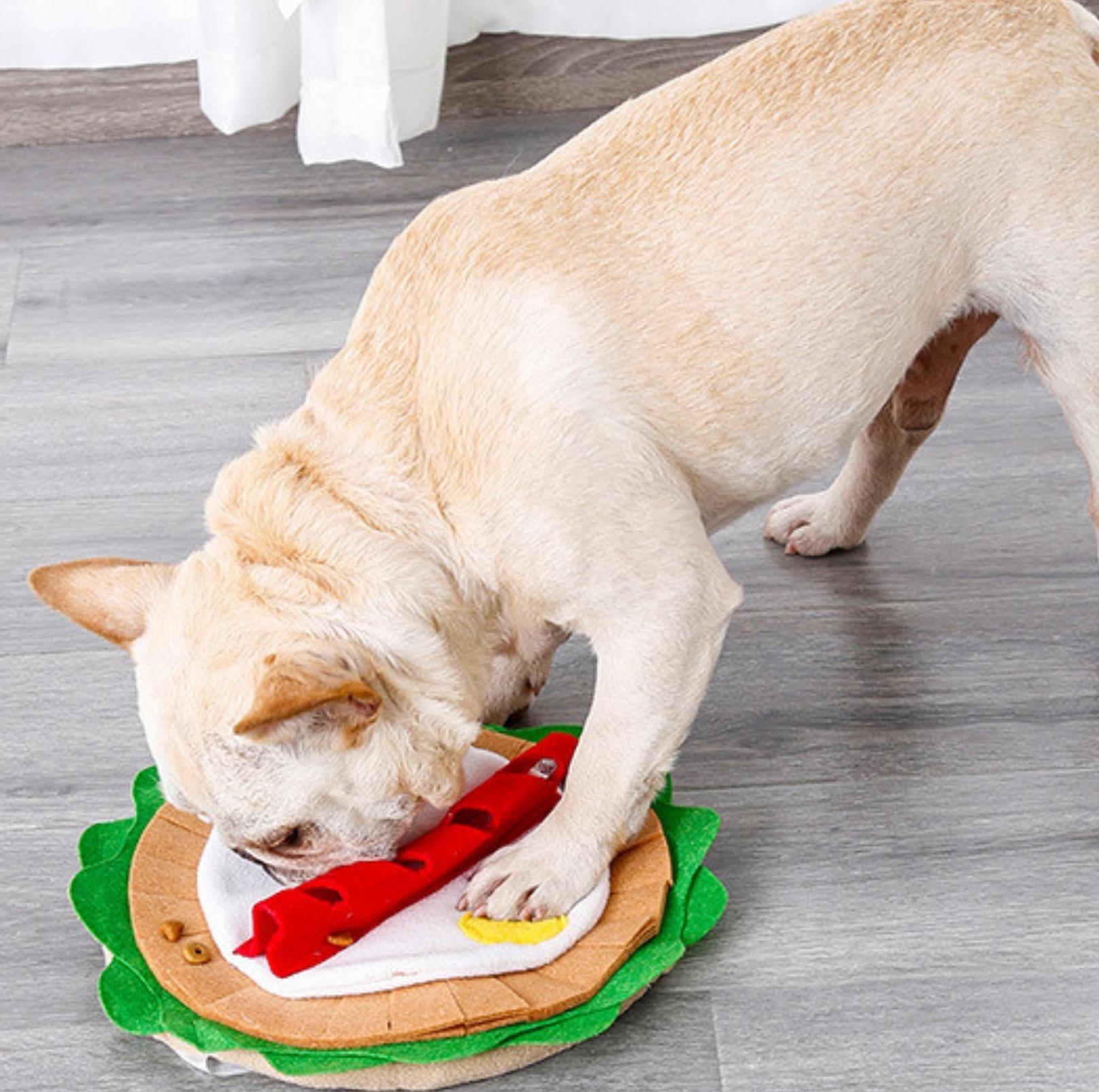 Burrito Style Pet Snuffle Mat Dog Puzzle Training Toy