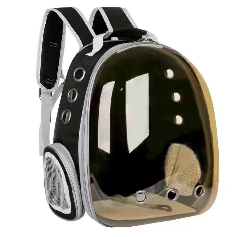 Shoulder Cat Bag Transparent Pet Bag Portable Outgoing Panoramic Transparent Cat Bag Lightweight Breathable Backpack For Pet