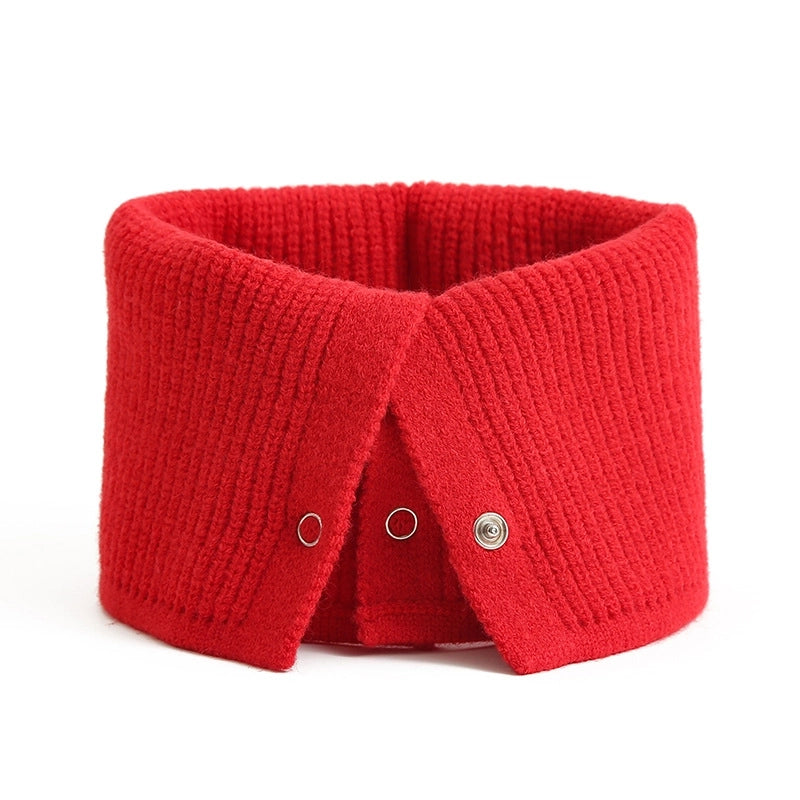 Unisex Minimalist Solid Color Yarn Solid Color Scarf