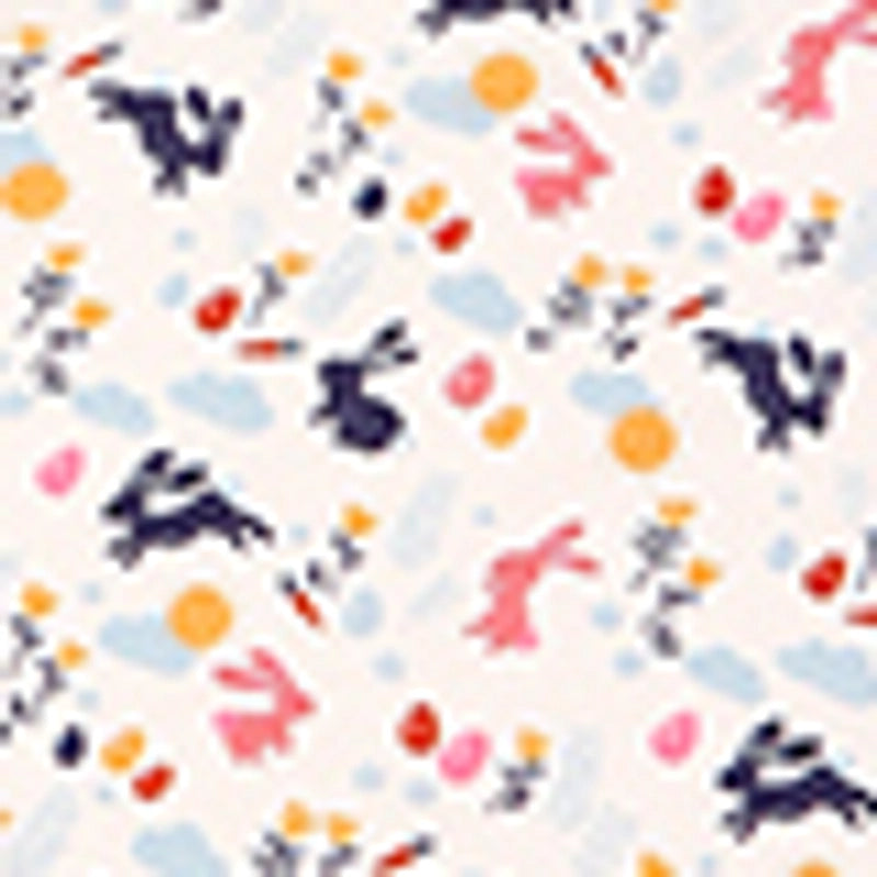 Pet White Rabbit Cloud Flower Print Scarf Saliva Cute Towel
