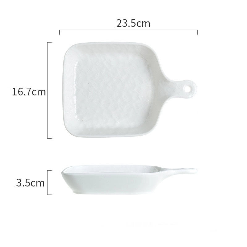 Ceramic Bowl Dish Tableware Household Plate Fish Plate Dish Soup Bowl Rice Bowl Simple Light Luxury Noodle Bowl