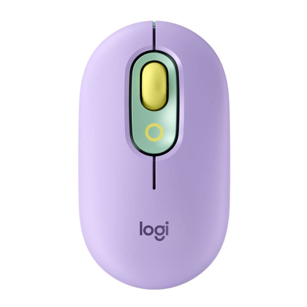 Logitech Teclado mecánico inalámbrico POP Keys con teclas Emoji (Daydream Mint) paquete con mouse inalámbrico, reposamanos, concentrador USB 3.0 de 4 puertos y alfombrilla para mouse (5 artículos)