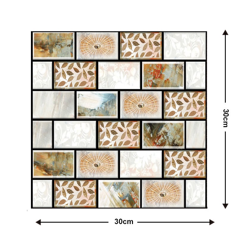 🎉2023 New Year Sale - 30% Off - 10Pcs 3D Peel and Stick Wall Tiles(12x12 inches)