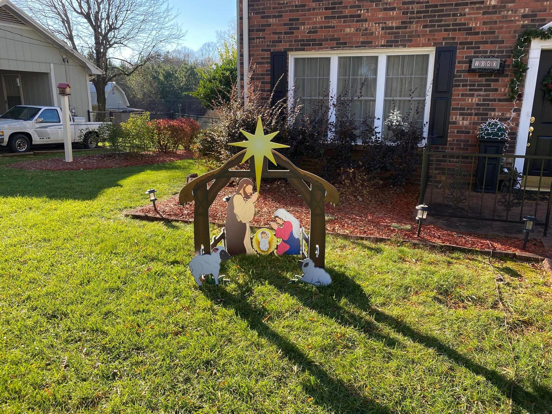 🔥 49% OFF 🔥🔥Jesus Nativity Scene Sign(Buy 2 Free Shipping)