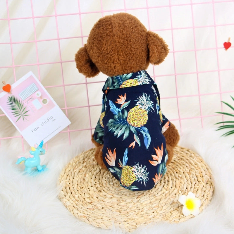Casual Cloth Color Block Pet Clothing