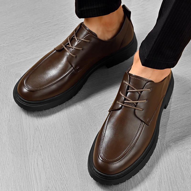 Gptsolvy New Dress Shoes Men Black Soft Leather Italian Skin Shoes for Man Elegant Casual Business Men Footwear Luxury Social Male Shoes