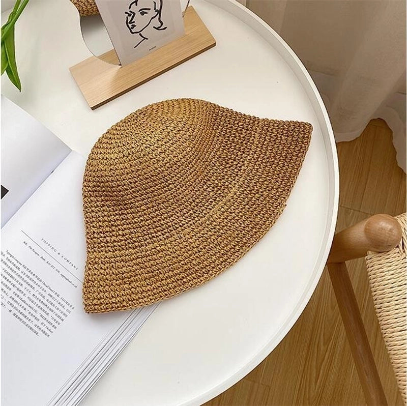 Women's Vacation Minimalist Bow Knot Big Eaves Sun Hat