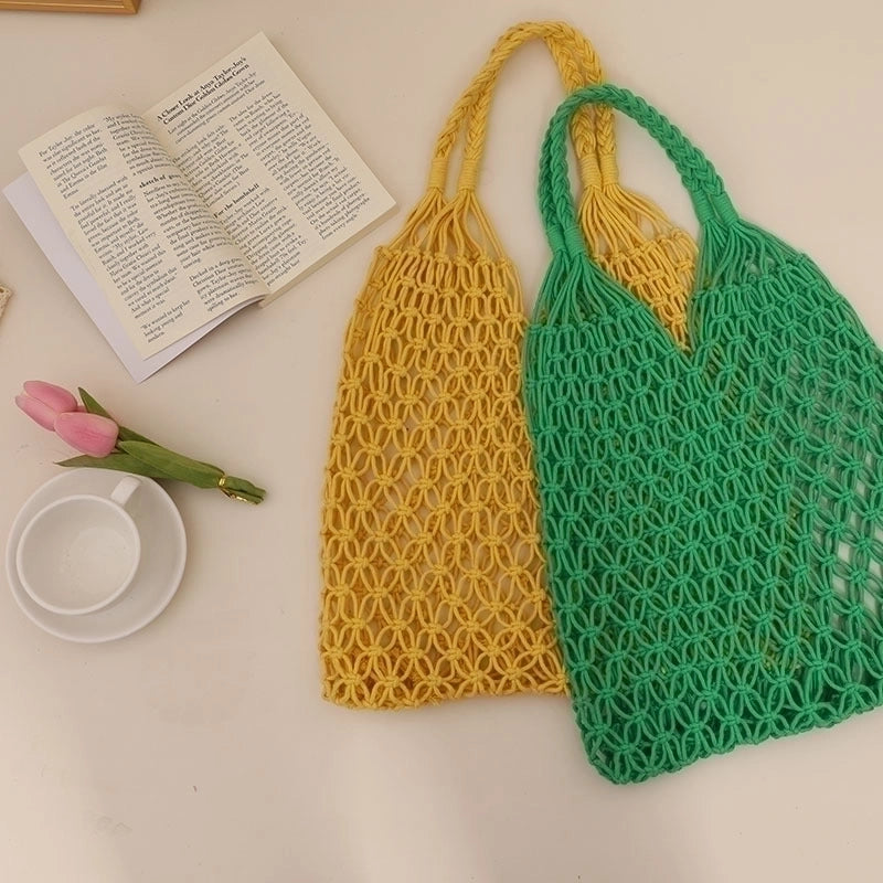 Women's Medium All Seasons Cotton Vintage Style Straw Bag