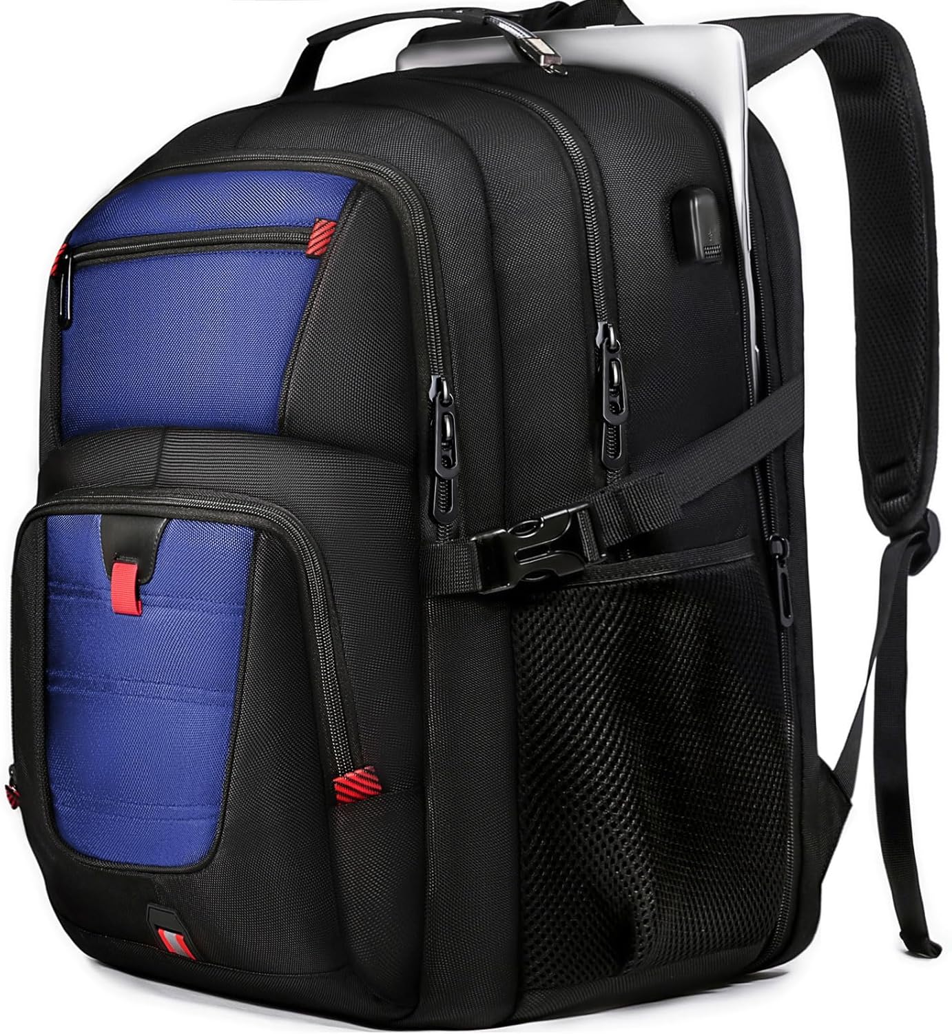 Z-MGKISS Travel Backpack, 50L Extra Large Travel Laptop backpack, Travel Backpack for Men Women with TSA Airline Approved Luggage Bussiness Backpack, Black