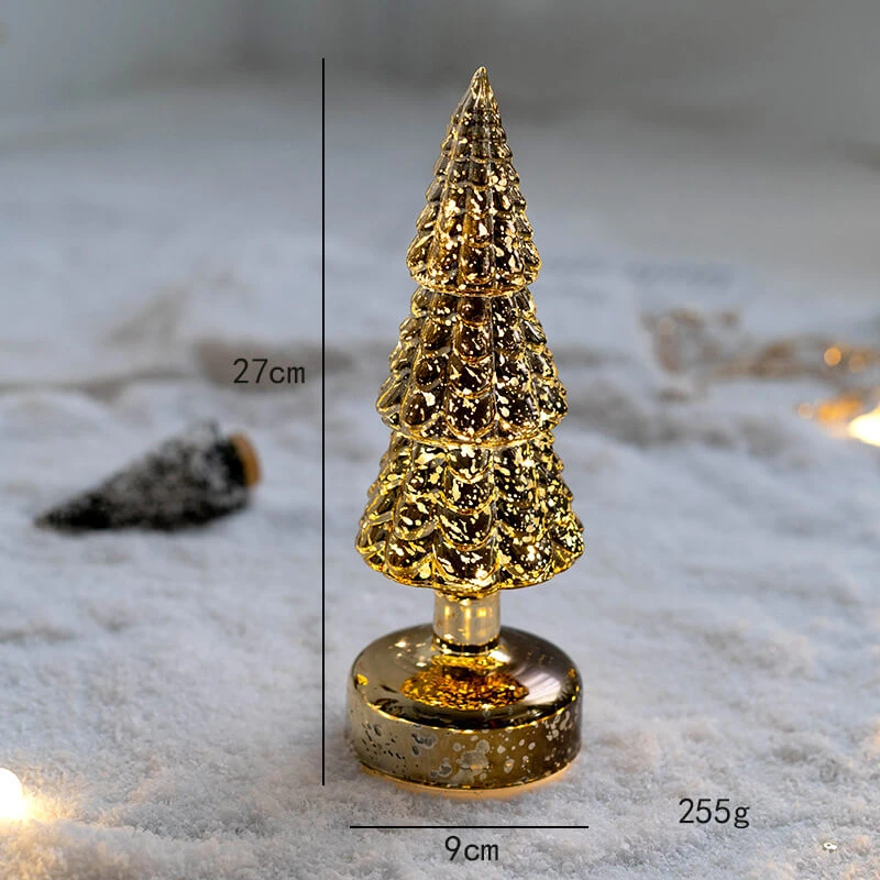 Christmas Tree Glass Decoration Night Light