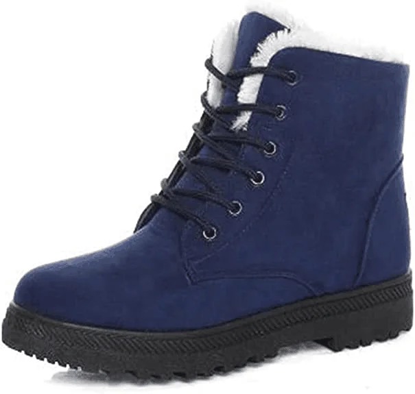 Women Warm Fur Lined Ankle Boots