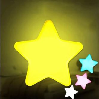 Star Shape Night Lamp Light With Sensor LED